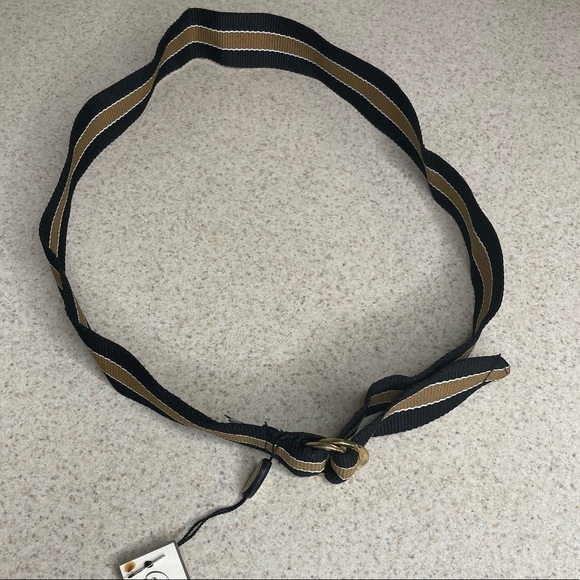 NWT Double Loop Black and Tan Belt Size L/XL - Picture 4 of 6